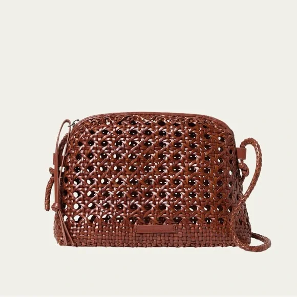 Loeffler Randall Mallory Woven Leather Crossbody Bag - Picture 8 of 8